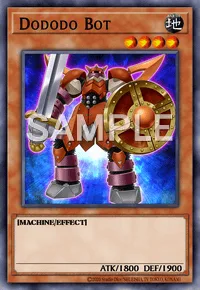 Dododo Bot, Yu-Gi-Oh! card, EARTH