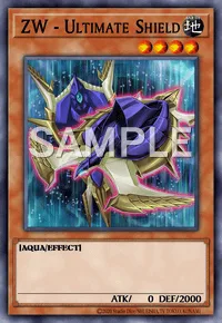ZW - Ultimate Shield, Yu-Gi-Oh! card, EARTH