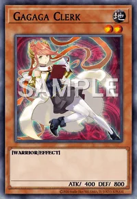 Gagaga Clerk, Yu-Gi-Oh! card, EARTH