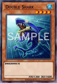 Double Shark, Yu-Gi-Oh! card, WATER