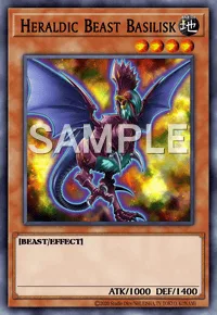 Heraldic Beast Basilisk, Yu-Gi-Oh! card, EARTH