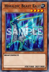 Heraldic Beast Eale, Yu-Gi-Oh! card, EARTH
