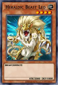Heraldic Beast Leo, Yu-Gi-Oh! card, EARTH