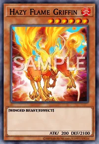 Hazy Flame Griffin, Yu-Gi-Oh! card, FIRE
