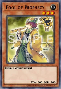 Fool of Prophecy, Yu-Gi-Oh! card, EARTH