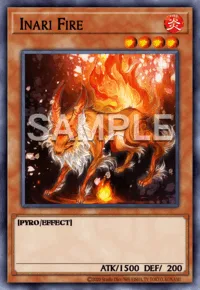 Inari Fire, Yu-Gi-Oh! card, FIRE