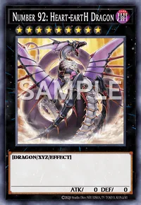 Number 92: Heart-eartH Dragon, Yu-Gi-Oh! card, DARK