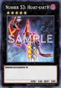 Number 53: Heart-eartH, Yu-Gi-Oh! card, DARK