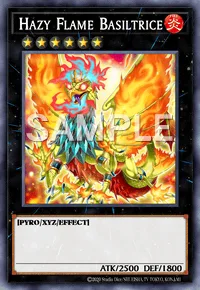Hazy Flame Basiltrice, Yu-Gi-Oh! card, FIRE