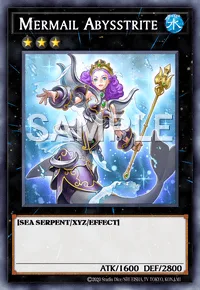 Mermail Abysstrite, Yu-Gi-Oh! card, WATER