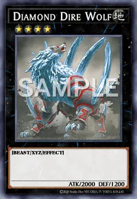 Diamond Dire Wolf, Yu-Gi-Oh! card, EARTH