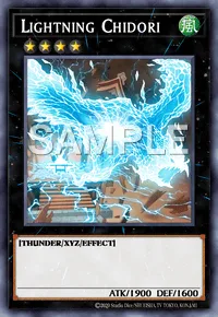 Lightning Chidori, Yu-Gi-Oh! card, WIND
