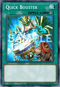 Quick Booster, Yu-Gi-Oh! card, SPELL