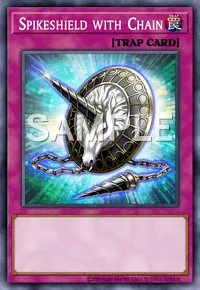 Spikeshield with Chain, Yu-Gi-Oh! card, TRAP
