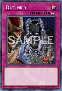 Dice-nied, Yu-Gi-Oh! card, TRAP