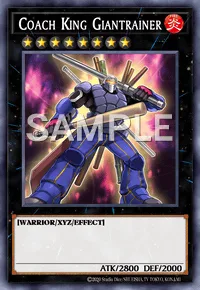 Coach King Giantrainer, Yu-Gi-Oh! card, FIRE