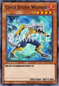 Coach Soldier Wolfbark, Yu-Gi-Oh! card, FIRE