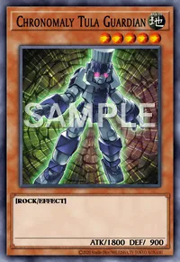 Chronomaly Tula Guardian, Yu-Gi-Oh! card, EARTH