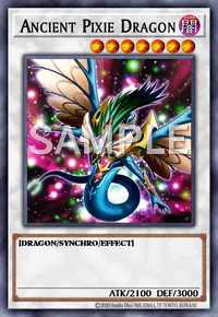 Ancient Pixie Dragon, Yu-Gi-Oh! card, DARK
