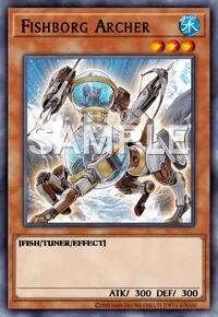 Fishborg Archer, Yu-Gi-Oh! card, WATER
