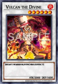Vulcan the Divine, Yu-Gi-Oh! card, FIRE