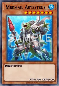 Mermail Abyssteus, Yu-Gi-Oh! card, WATER