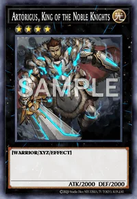 Artorigus, King of the Noble Knights, Yu-Gi-Oh! card, LIGHT