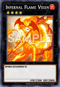 Infernal Flame Vixen, Yu-Gi-Oh! card, FIRE