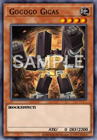 Gogogo Gigas, Yu-Gi-Oh! card, EARTH