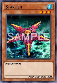 Starfish, Yu-Gi-Oh! card, WATER