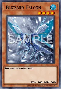 Blizzard Falcon, Yu-Gi-Oh! card, WATER