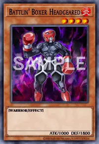 Battlin' Boxer Headgeared, Yu-Gi-Oh! card, FIRE