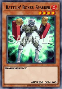 Battlin' Boxer Sparrer, Yu-Gi-Oh! card, FIRE