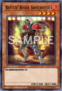 Battlin' Boxer Switchitter, Yu-Gi-Oh! card, FIRE