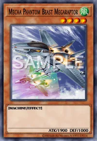 Mecha Phantom Beast Megaraptor, Yu-Gi-Oh! card, WIND