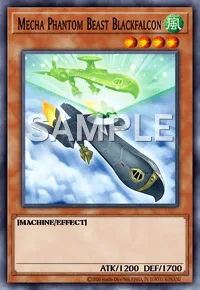 Mecha Phantom Beast Blackfalcon, Yu-Gi-Oh! card, WIND