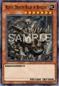 Redox, Dragon Ruler of Boulders, Yu-Gi-Oh! card, EARTH
