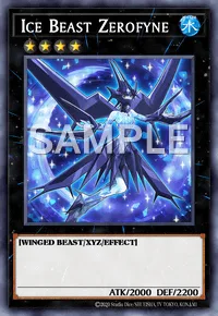 Ice Beast Zerofyne, Yu-Gi-Oh! card, WATER