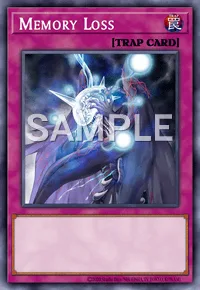 Memory Loss, Yu-Gi-Oh! card, TRAP