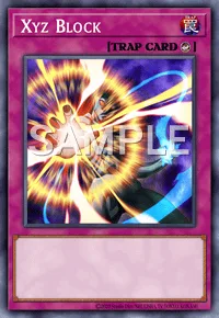 Xyz Block, Yu-Gi-Oh! card, TRAP