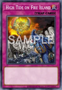 High Tide on Fire Island, Yu-Gi-Oh! card, TRAP