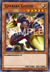 Ganbara Lancer, Yu-Gi-Oh! card, LIGHT