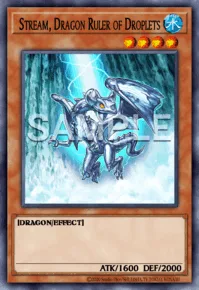 Stream, Dragon Ruler of Droplets, Yu-Gi-Oh! card, WATER