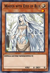 Maiden with Eyes of Blue, Yu-Gi-Oh! card, LIGHT