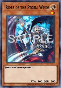 Rider of the Storm Winds, Yu-Gi-Oh! card, LIGHT