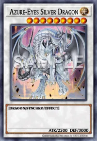 Azure-Eyes Silver Dragon, Yu-Gi-Oh! card, LIGHT