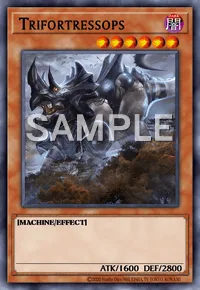 Trifortressops, Yu-Gi-Oh! card, DARK