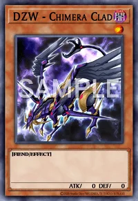 DZW - Chimera Clad, Yu-Gi-Oh! card, DARK