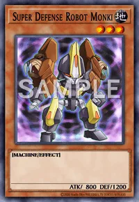 Super Defense Robot Monki, Yu-Gi-Oh! card, EARTH