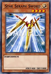 Star Seraph Sword, Yu-Gi-Oh! card, LIGHT